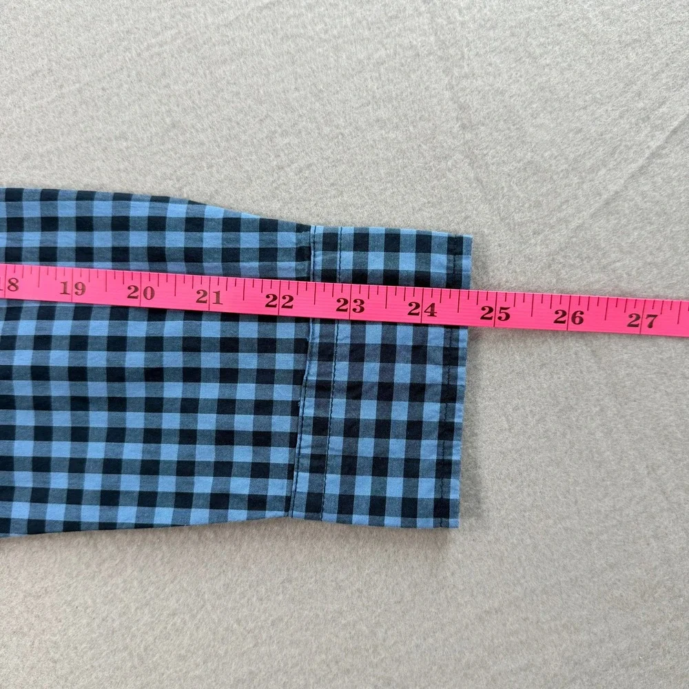 Ralph Lauren Blue Long Sleeve Button Down Shirt Boys XL 18-20 Gingham